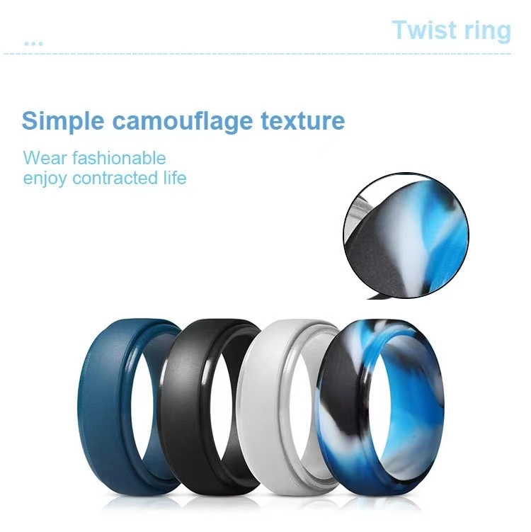 Wholesale Custom Logo Design Soft Rubber Silicone Finger Ring