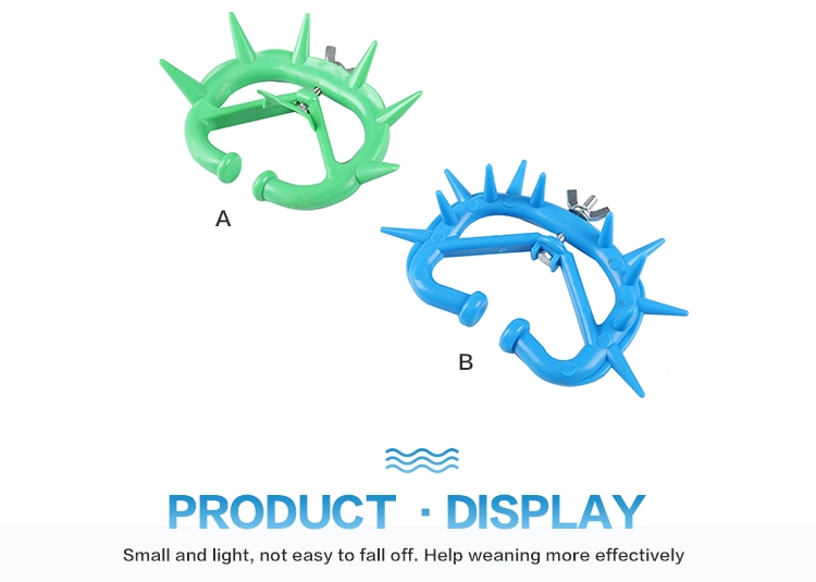 Animal Plastic Treatment Veterinary Cattle Nose Ring Weaning Wean Calf Plastic for Cow Calf Weaner