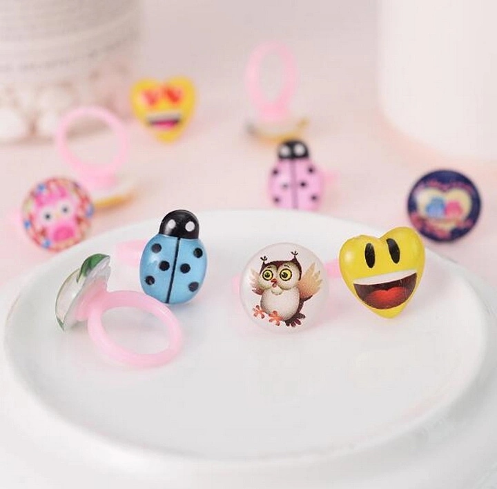 Cartoon Toy Emoticons Children Plastic Finger Rings