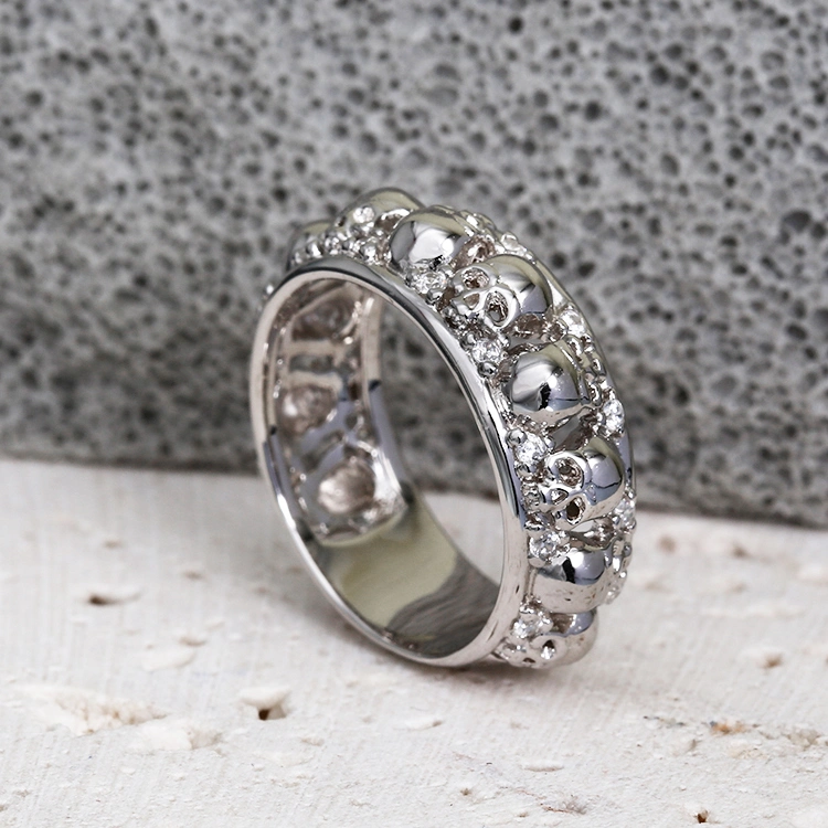 925 Silver Factory Wholesale Rhodium Plated Women Jewellery Elegant Fashion Jewelry Charm Ring