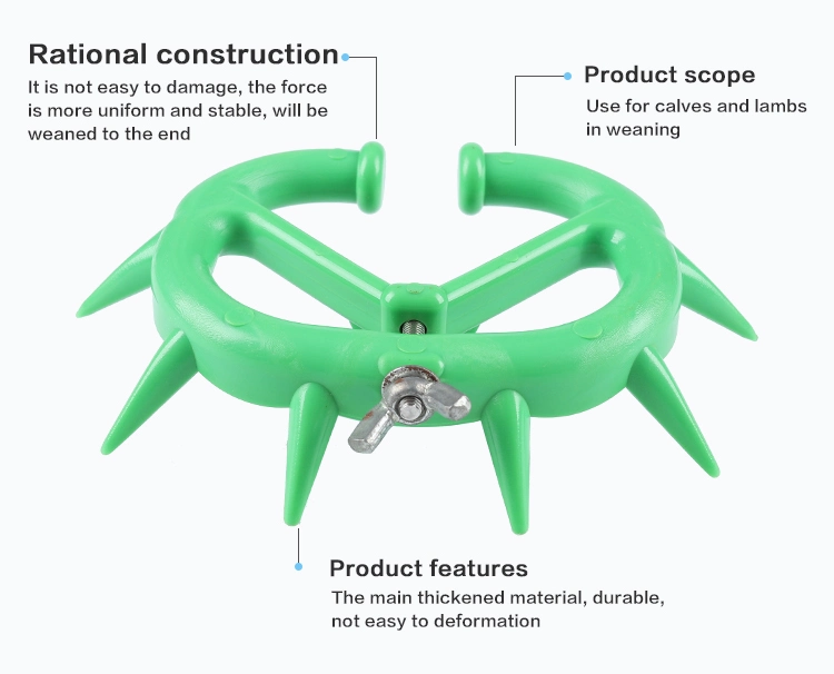 Animal Plastic Treatment Veterinary Cattle Nose Ring Weaning Wean Calf Plastic for Cow Calf Weaner