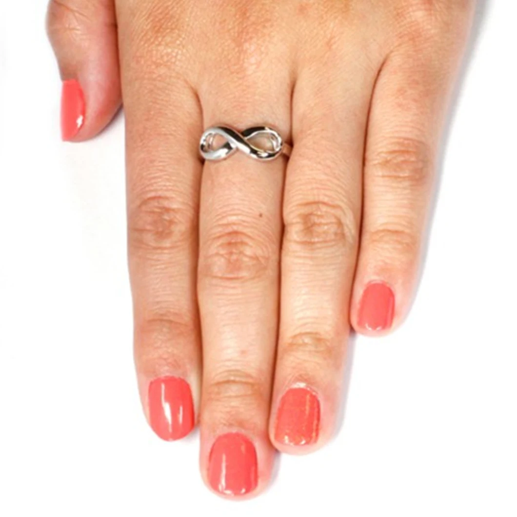 Hot Sale Sterling Silver Iconic Classic Infinity Ring
