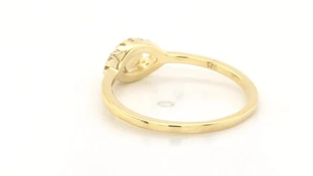 18K Gold Evil Eye Opal Schmuck Neuer Stil 925 Sterling Silber Modeschmuck Zirkonia Ringe (RG85316)